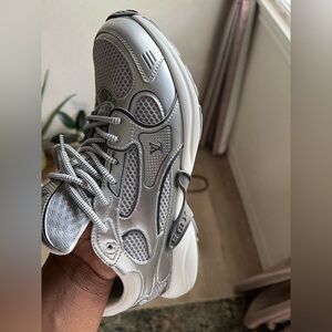 Louis Vuitton Silver and Gray Athletic Shoes